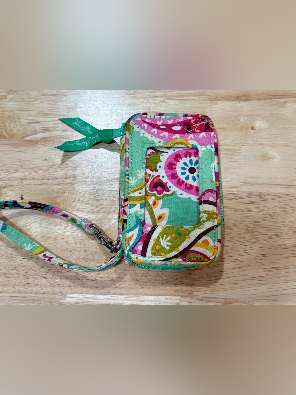 Vera Bradley Tutti Fruitti Quilted Wristlet Wallet with Multicolor Accent - Picture 2 of 4